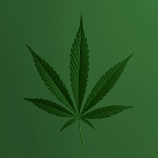 A weed leaf with a Bayer-style pixel pattern