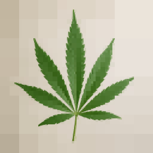 One weed leaf presented in a geometric quadtree treatment