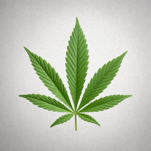 One weed leaf shown with a paper-like surface effect